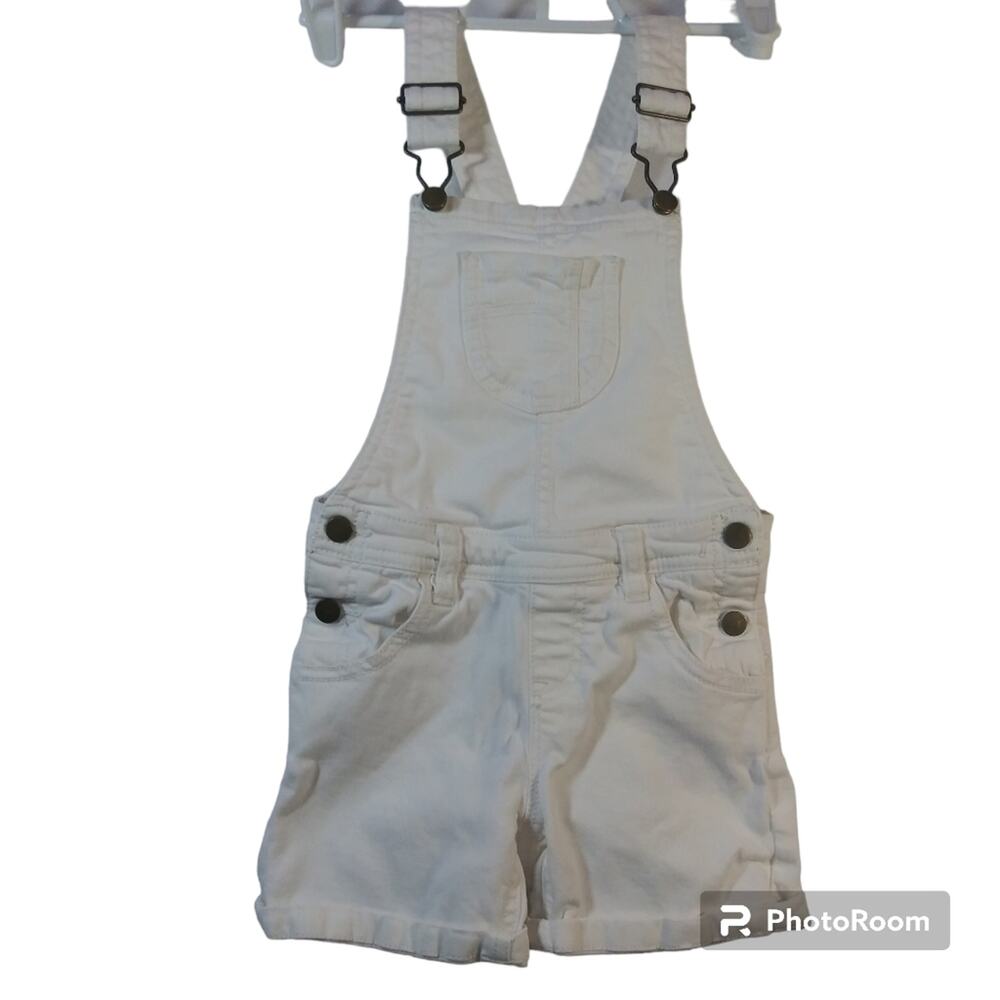 M & S Marks & Spencer Ivory Shorts Overalls Size 4-5 Yrs